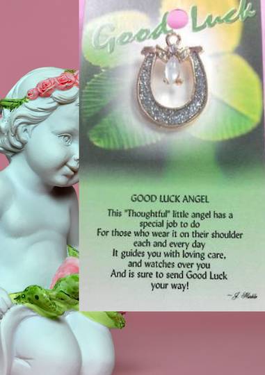 Good Luck Angel Pin image 0